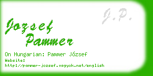 jozsef pammer business card