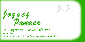 jozsef pammer business card